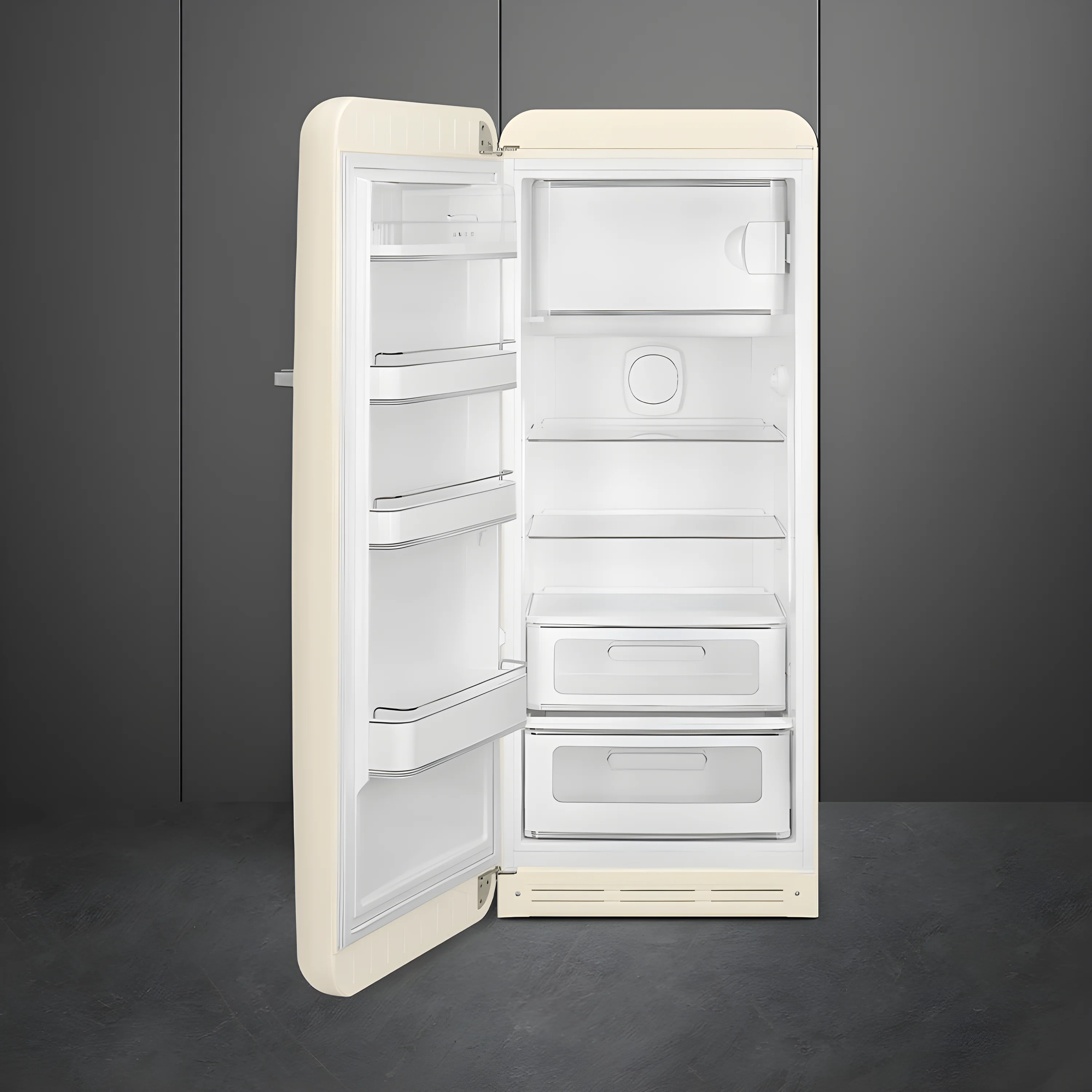 SMEG FAB28LCR6UK - Cream Retro Fridge - 270L - C Energy Rating - Image 5