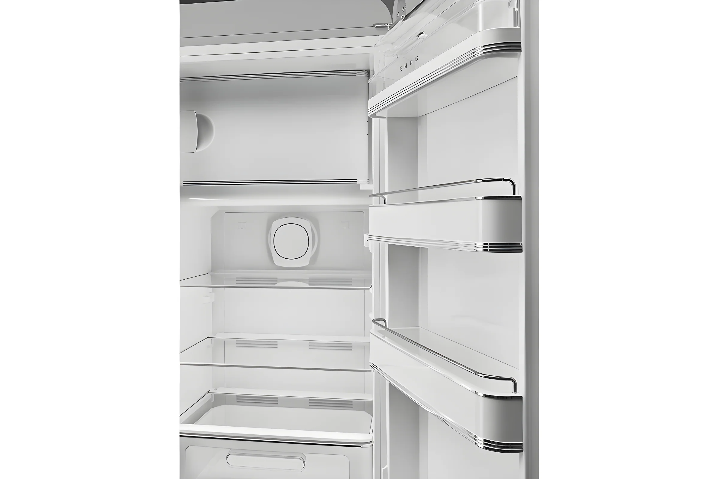 Smeg FAB28RSV6 - Grey 50's Style Freestanding Fridge - 270L Capacity - C Energy Rating - Image 3