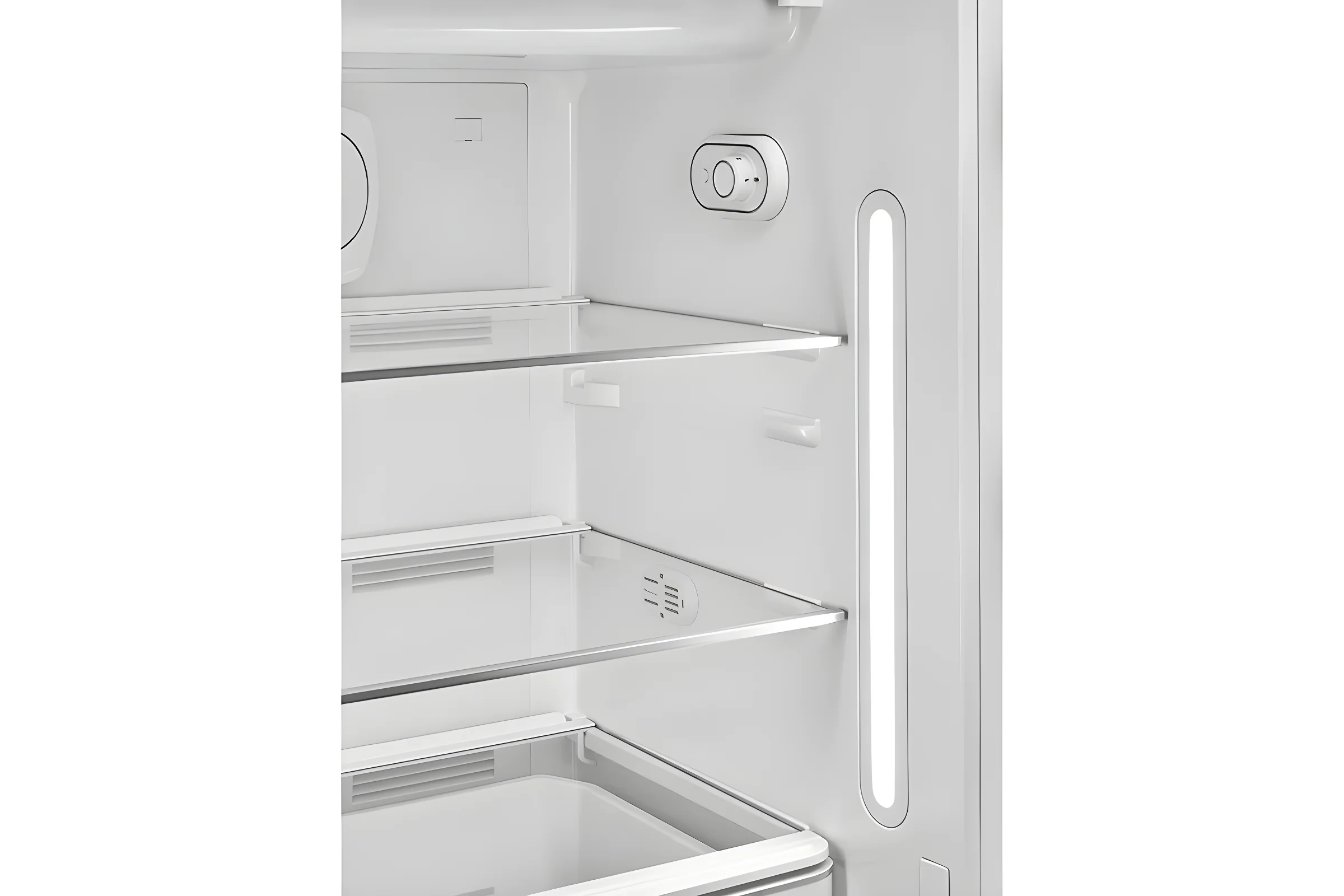 Smeg FAB28RSV6 - Grey 50's Style Freestanding Fridge - 270L Capacity - C Energy Rating - Image 4