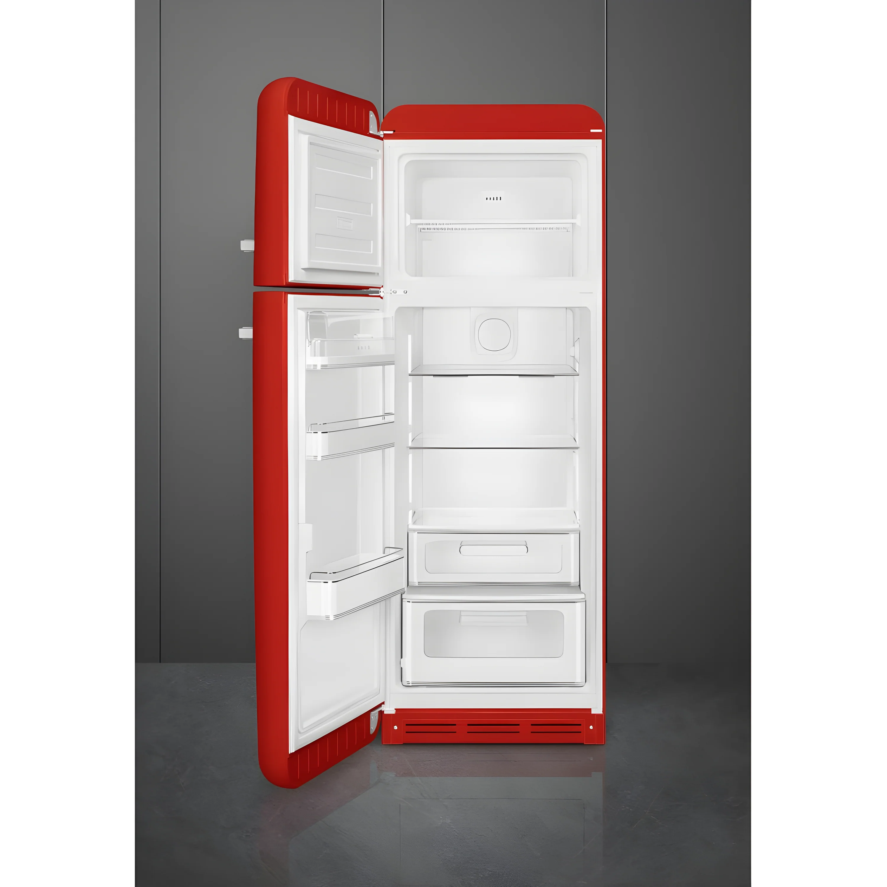 Smeg FAB30LRD6UK - Red Fridge Freezer - 294L - C Energy Rating - Image 5