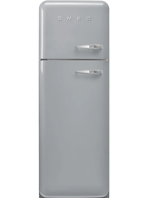 Smeg FAB30LSV5 - Silver Freestanding 80/20 Fridge Freezer - D energy