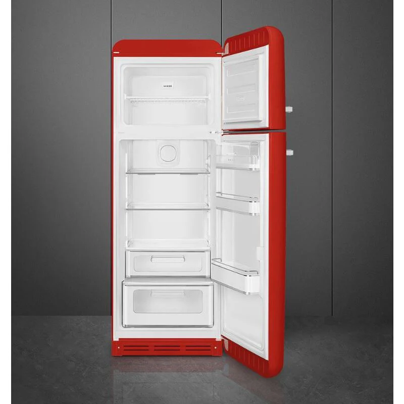 Smeg FAB30RRD5UK - Red Freestanding 80/20 Fridge Freezer - D energy - Image 2