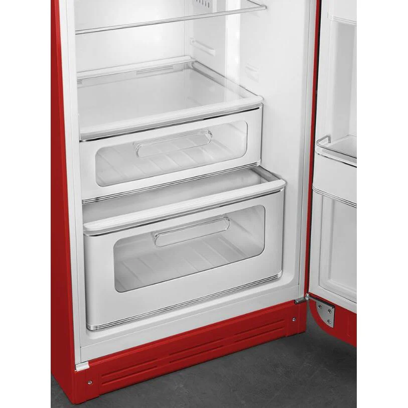 Smeg FAB30RRD5UK - Red Freestanding 80/20 Fridge Freezer - D energy - Image 4