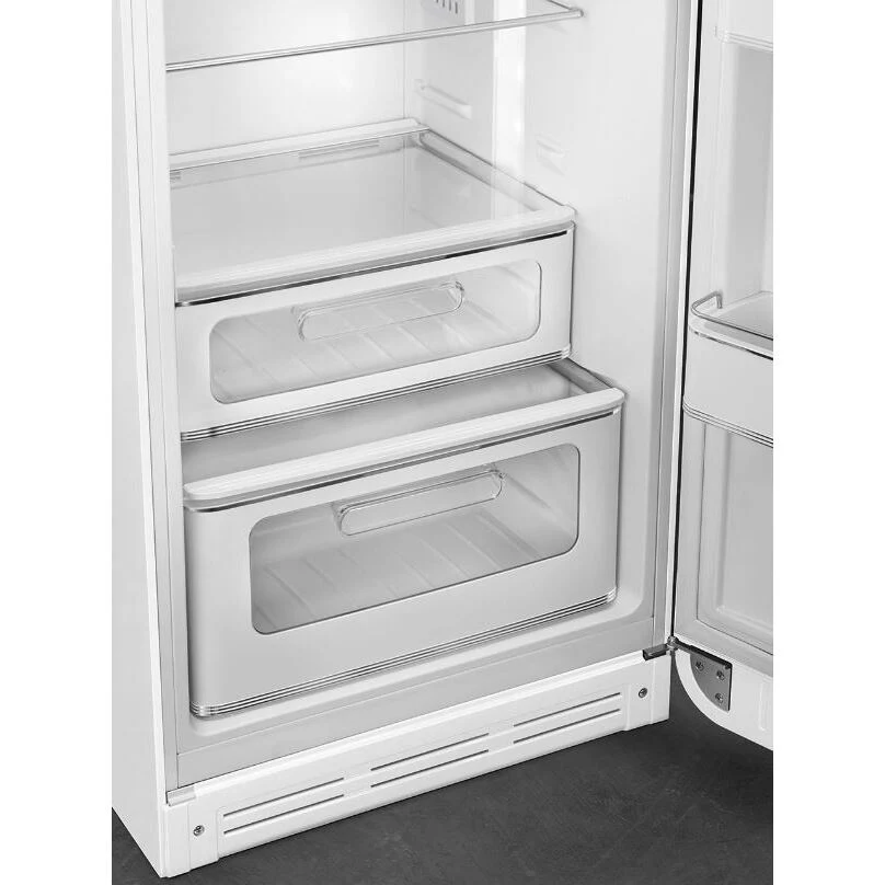 Smeg FAB30RWH5UK - White Freestanding 70/30 Fridge Freezer - D energy - Image 4