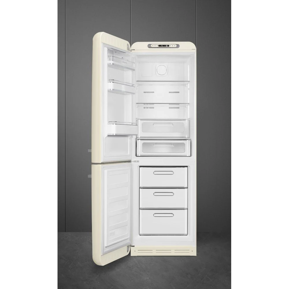 Smeg FAB32LCR6UK - Cream Fridge Freezer - 60/40 Split - C Energy Rated - Image 3
