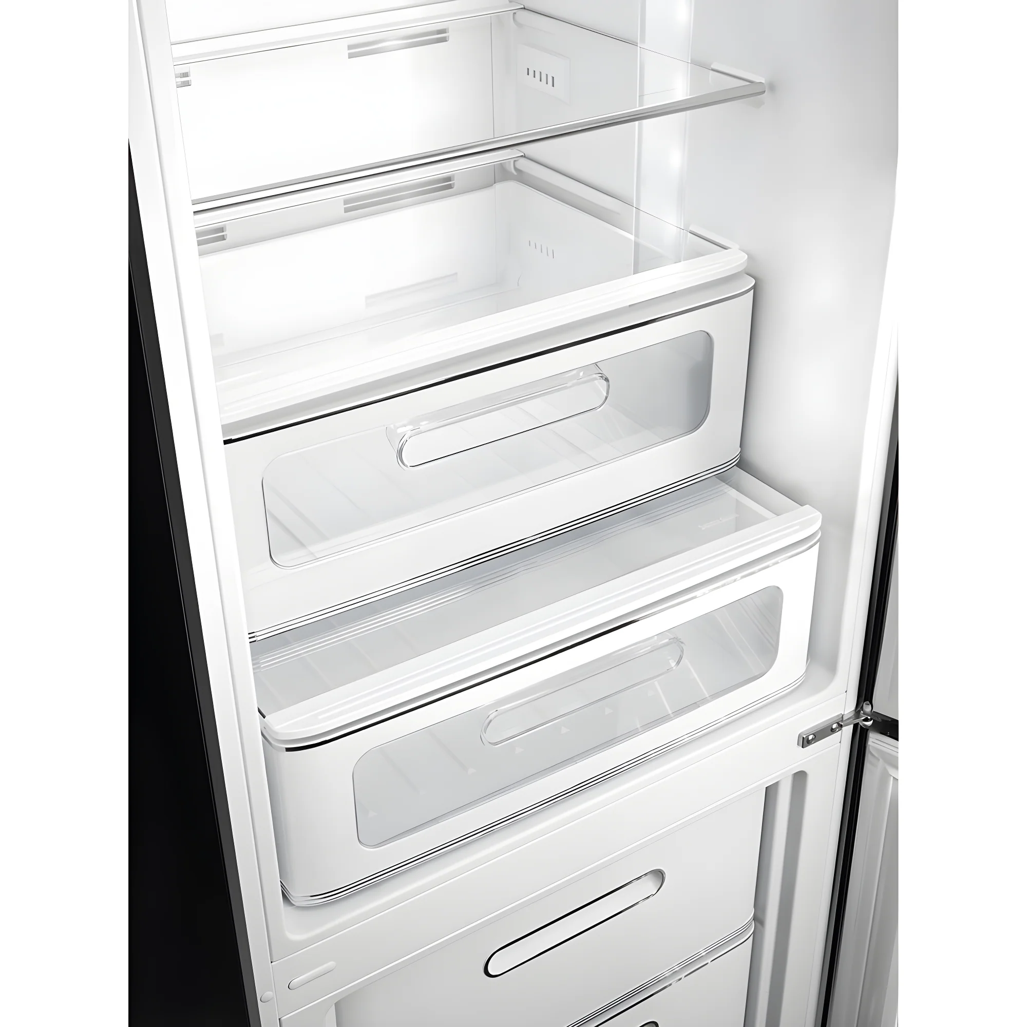 Smeg FAB32RBL6UK - Black Fridge Freezer - 331L Capacity - C Energy Rating - Image 3