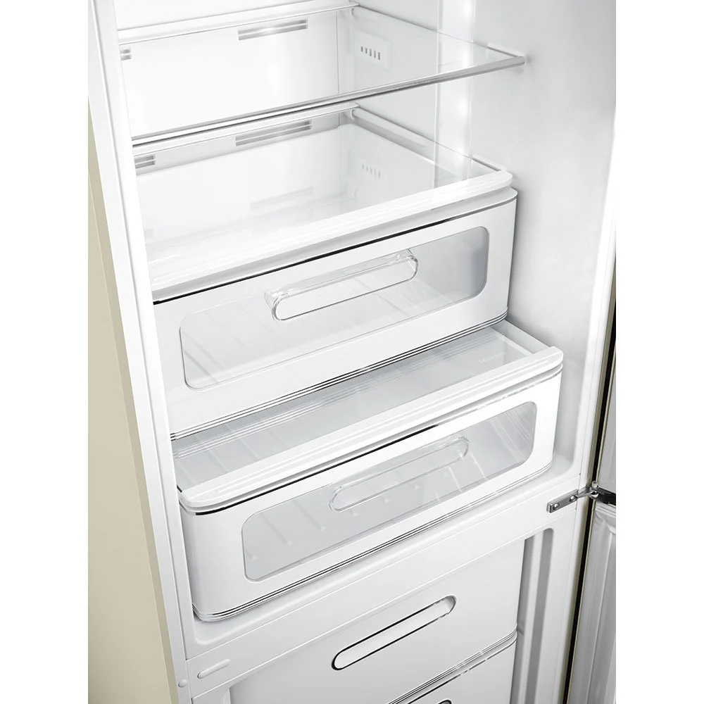 Smeg FAB32RCR5UK - Cream Freestanding 60/40 Frost Free Fridge Freezer - D energy - Image 5