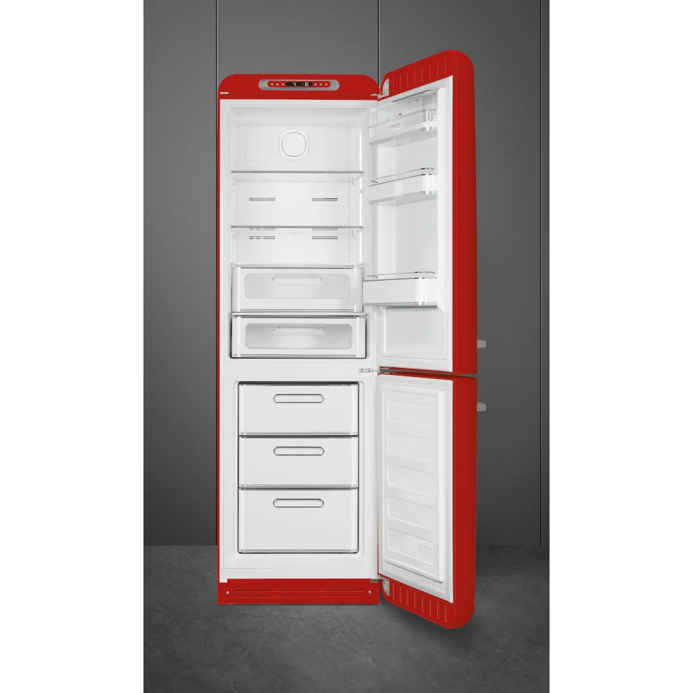 Smeg FAB32RRD6UK - Red Fridge Freezer - Retro 60/40 Total No Frost - C Energy Rating - Image 3