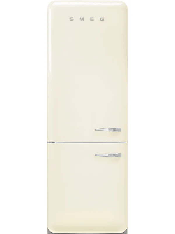 Smeg FAB38LCR5 - Cream Freestanding 70/30 Frost Free Fridge Freezer - E energy
