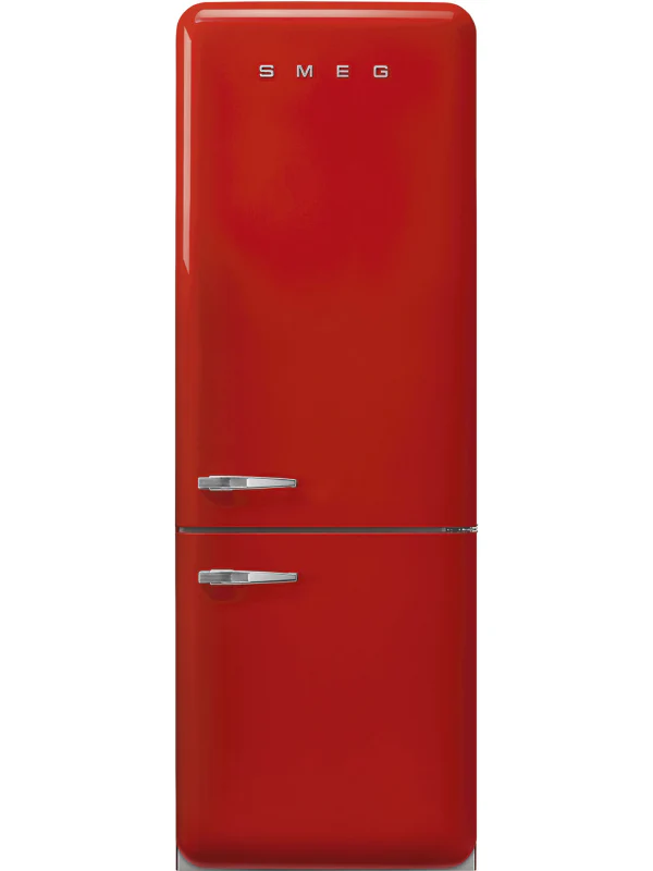 Smeg FAB38RRD5 - Red Freestanding 70/30 Frost Free Fridge Freezer - E energy