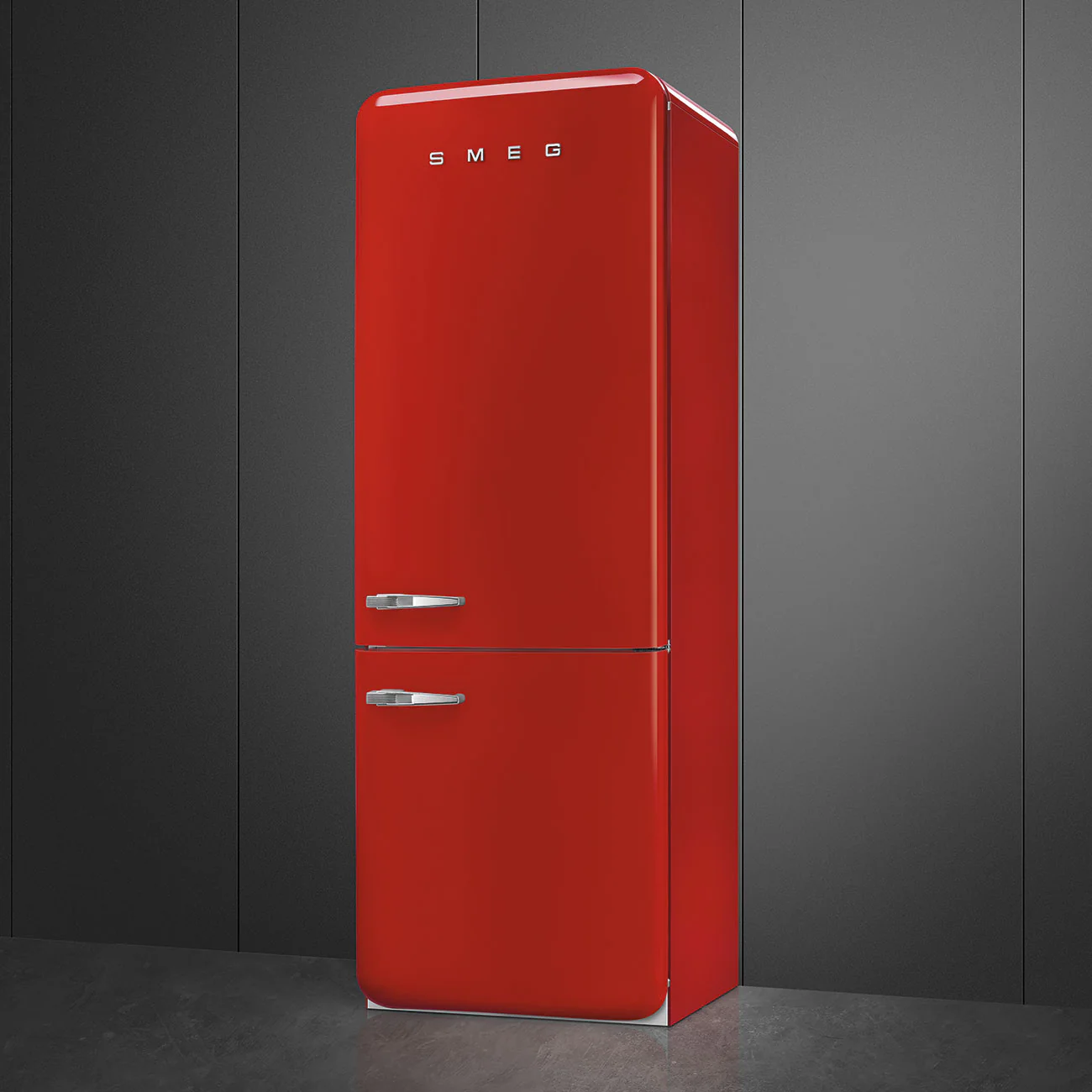 Smeg FAB38RRD6 - Red Fridge Freezer - 481L Total Capacity - D Energy Rating - Image 2