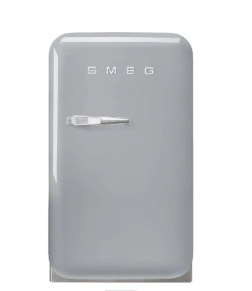 Smeg FAB5RSV6 - Silver 50s Style Minibar Fridge - 72cm - E Energy Rating