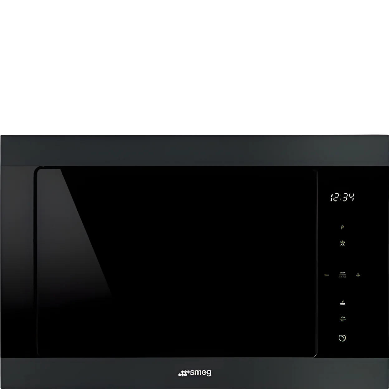 Smeg FMI325N - Matte Black 25L Built-In Microwave with Grill - 900W - Image 4