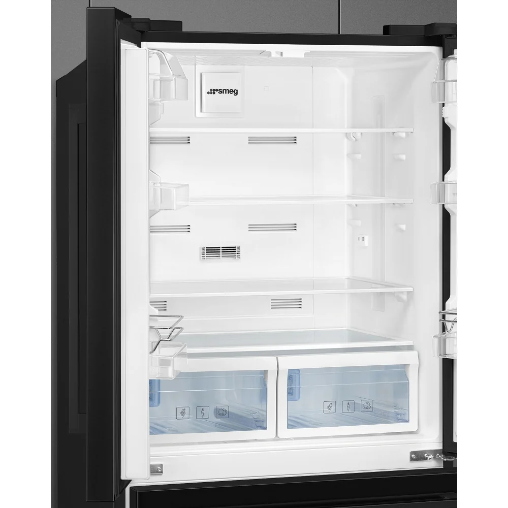 Smeg FQ55FNDE - Black American Fridge Freezer - 539L Total Capacity - E Energy - Image 3