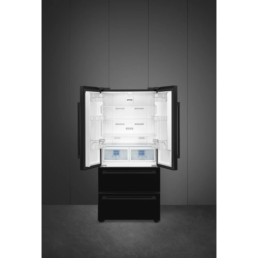 Smeg FQ55FNDE - Black American Fridge Freezer - 539L Total Capacity - E Energy - Image 4