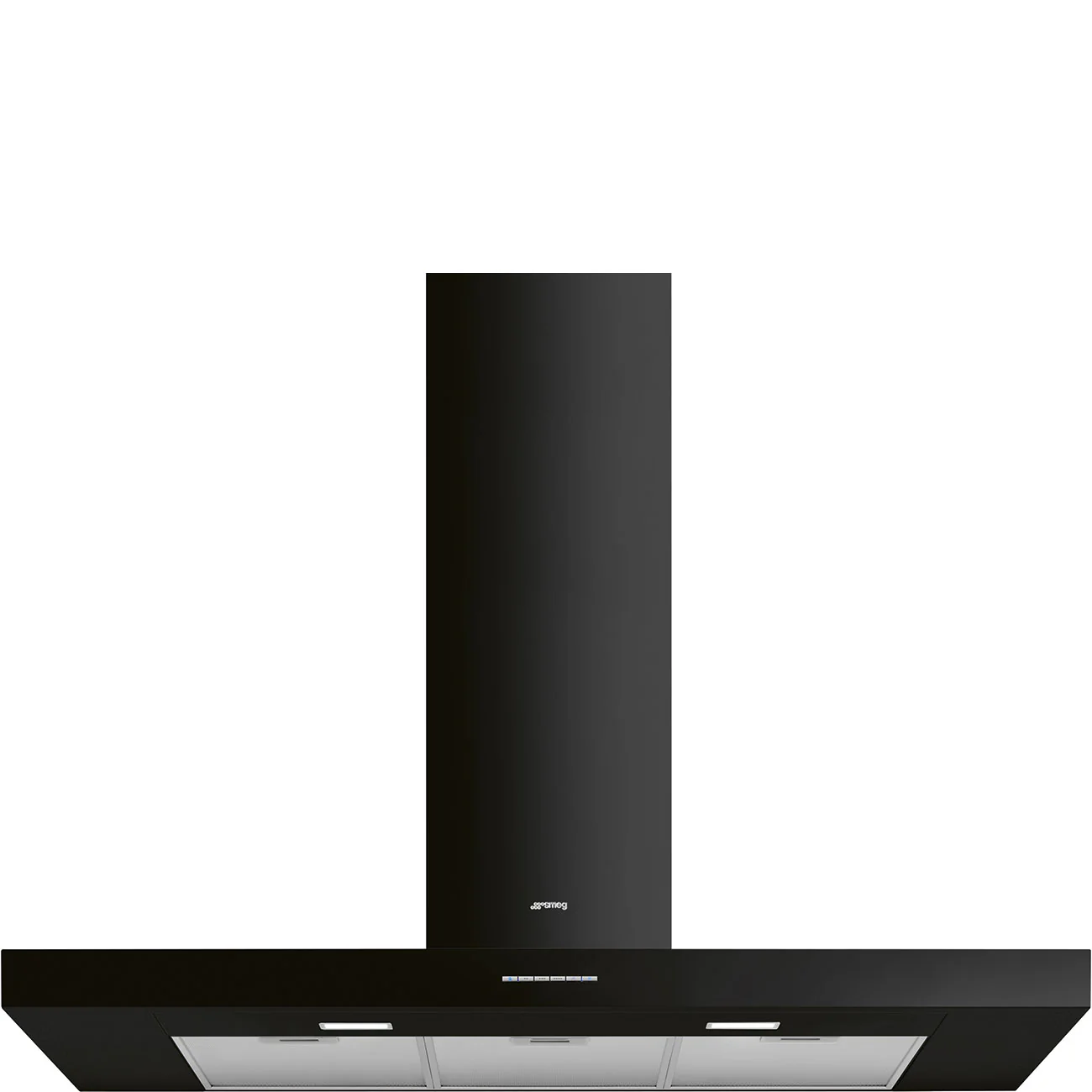 Smeg KBT110BL - Black 110cm Chimney Cooker Hood - 704 m³/h Extraction - A energy