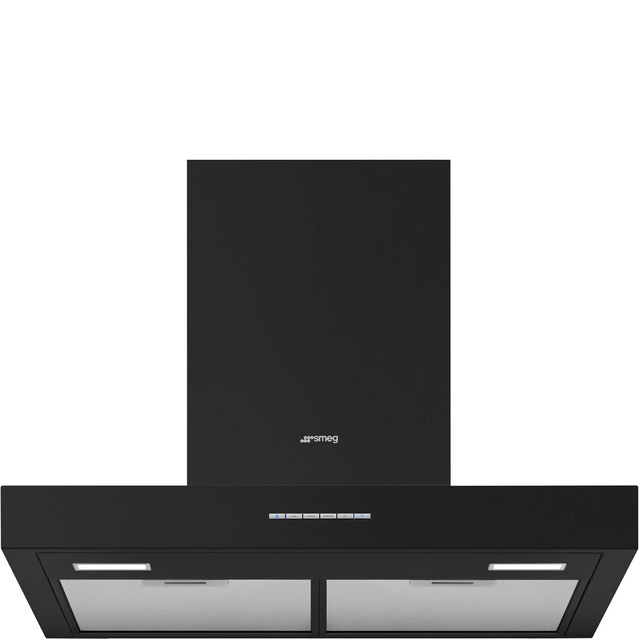 Smeg KBT600MB - Matt Black Extractor Hood - 60cm Chimney - A Energy