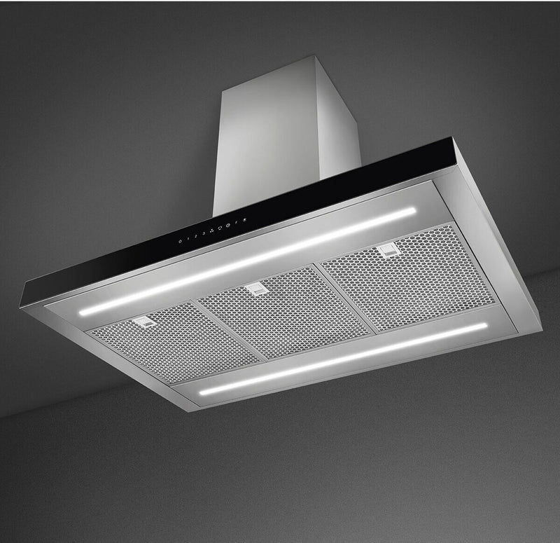 Smeg KBTI9L4VN - Stainless Steel 90cm Island Hood - 778m³/h - A Rated - Image 4
