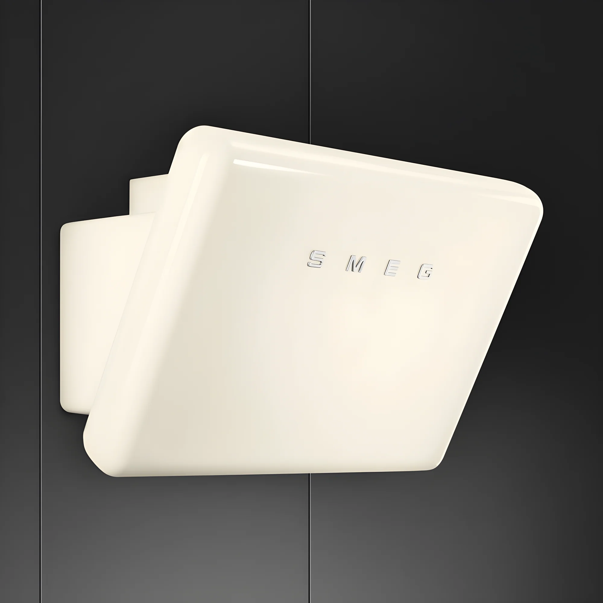 Smeg KFAB84CR - Cream 70cm Chimney Cooker Hood - 605m³/h - A Energy - Image 2