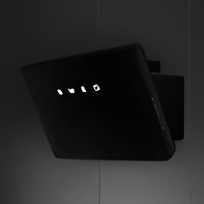 Smeg KFAB84MB - Black 70cm Chimney Cooker Hood - 605 m³/h - A Energy - Image 4