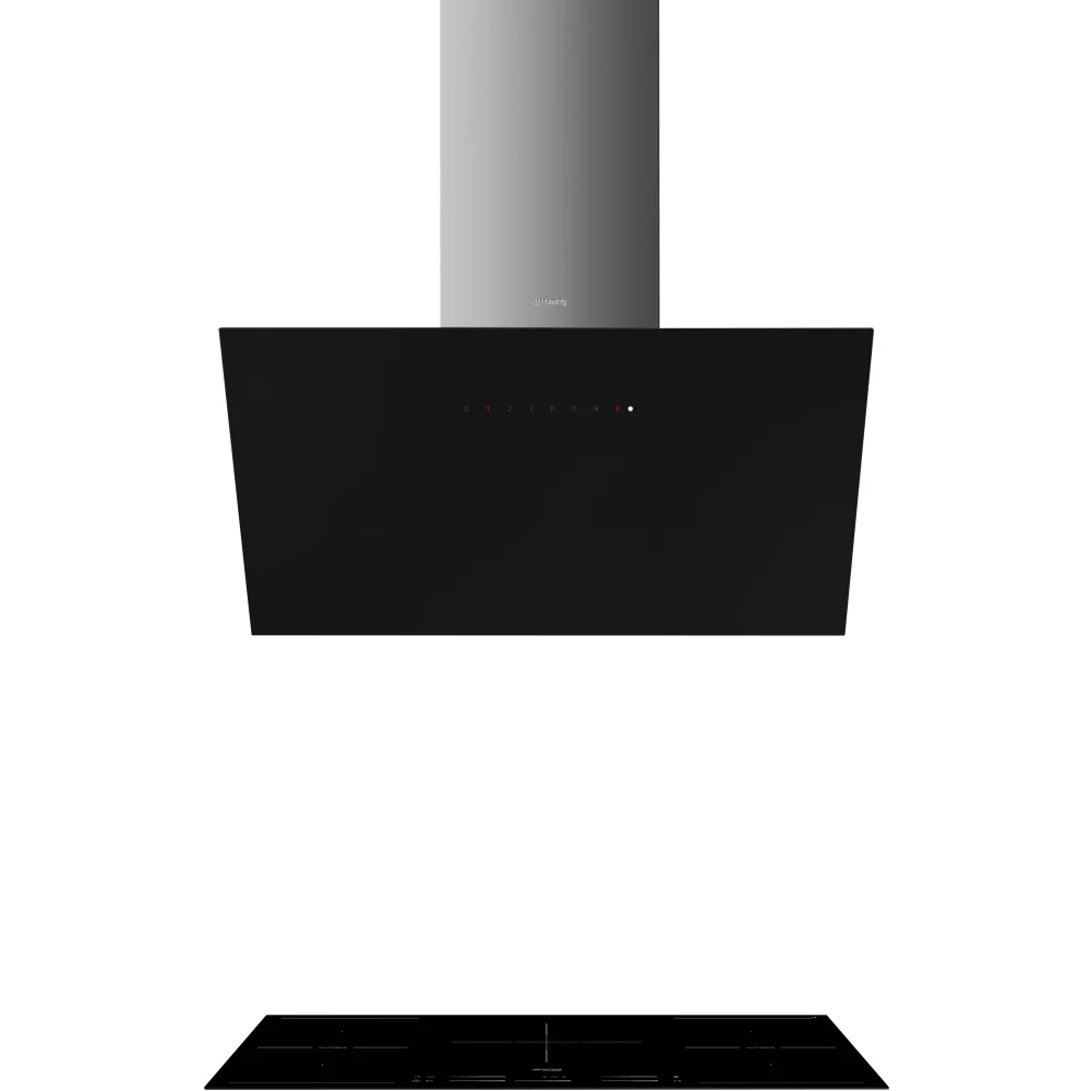 Smeg KICV90BL2 - Black Glass 90cm Chimney Cooker Hood - A+ Energy - Image 3