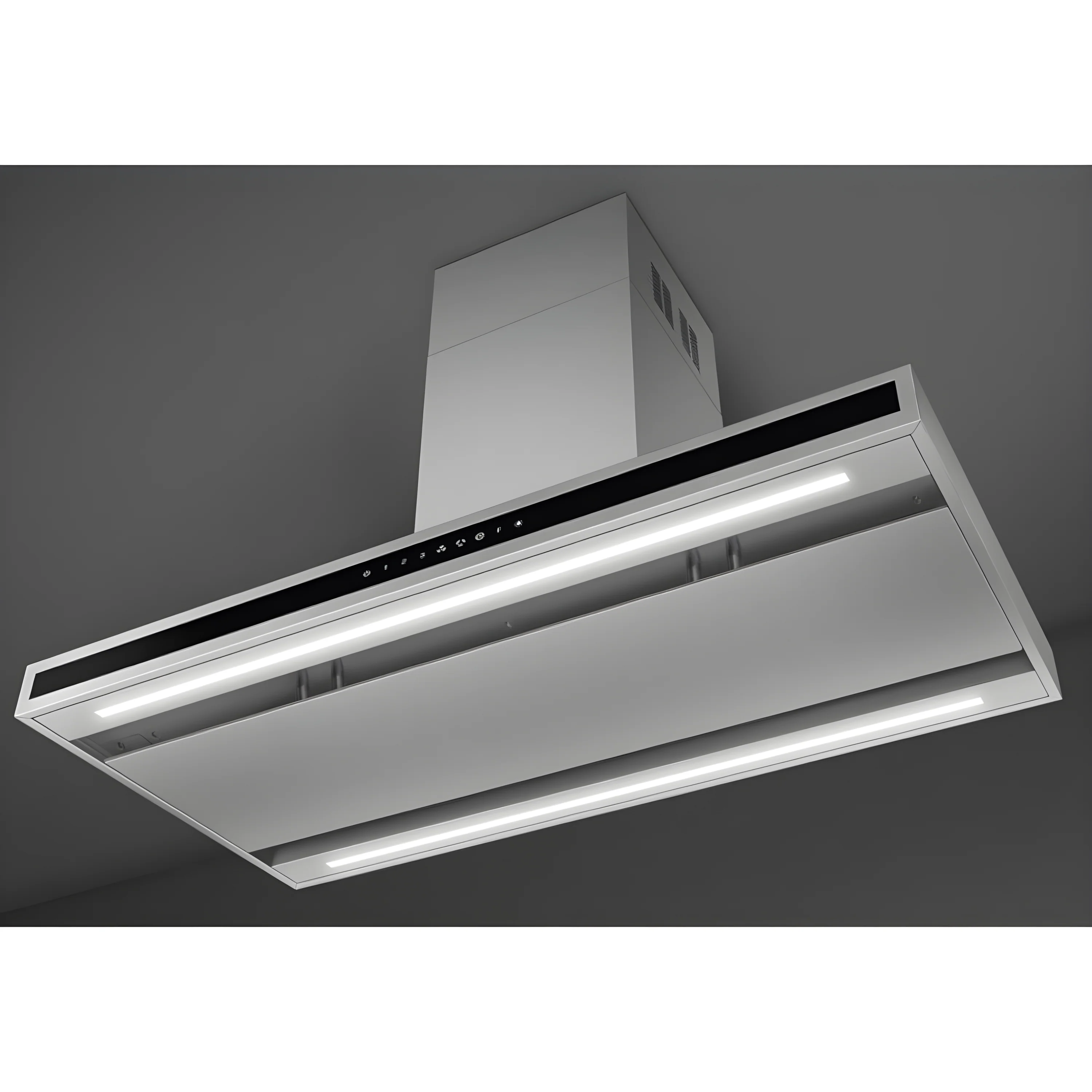Smeg KLTI9L4X - Stainless Steel and Glass Island Cooker Hood - 563m³/h - A Energy - Image 3