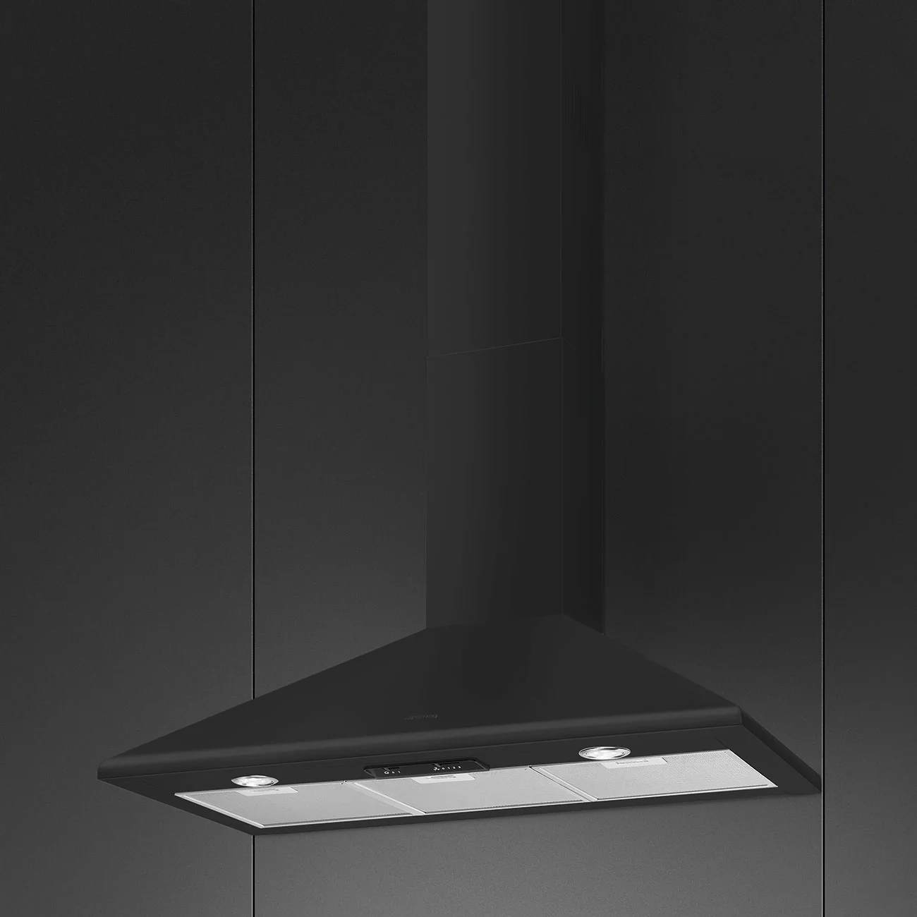 Smeg KSED95MBL - Black Victoria Chimney Hood - 595m³/h - B Energy - Image 3