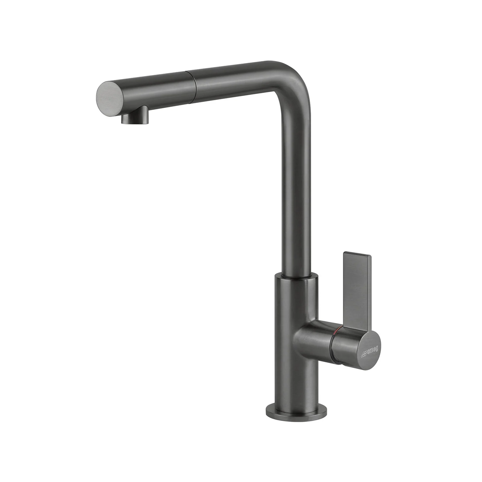 Smeg MD22DKX - Dark Inox Single Lever Kitchen Tap - 360° Swivel Spout - 29cm Height