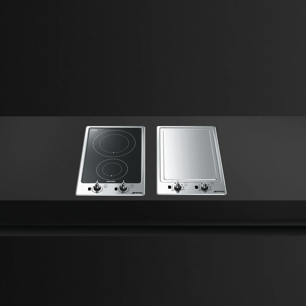 Smeg PGF32I-1 - Stainless steel 2 Zone Electric Hob - Image 3