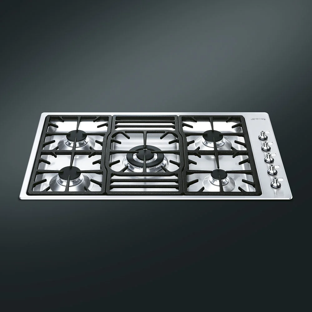 Smeg PGF95-4 - Stainless Steel 5 Burner Gas Hob - 86cm - Image 2