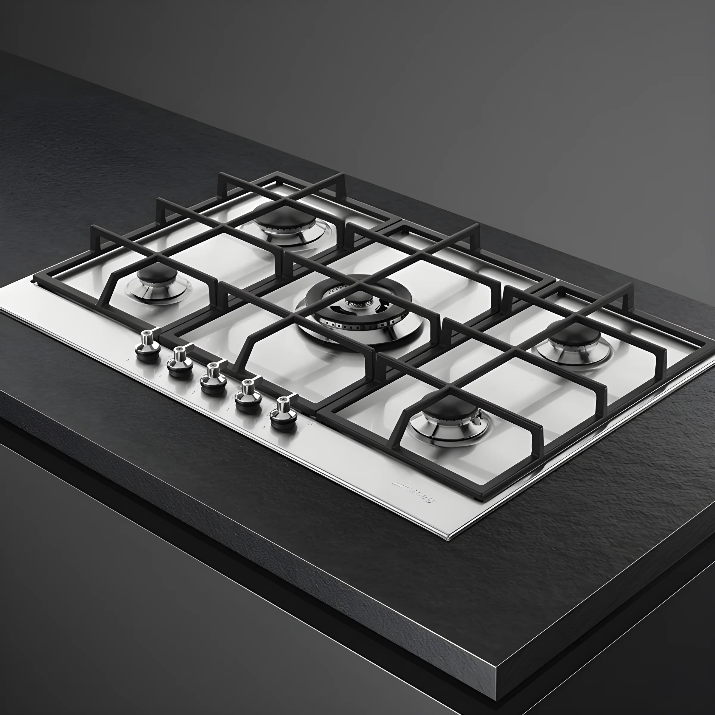 Smeg PX375 - Stainless steel 5 Zone Gas Hob - Image 2