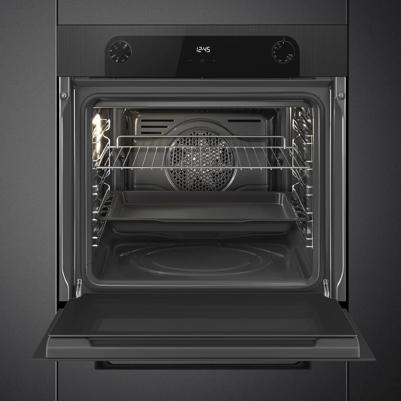 Smeg SF6200TBI - Black 70L Built-In Single Oven - 12 Cooking Functions - A Energy - Image 3