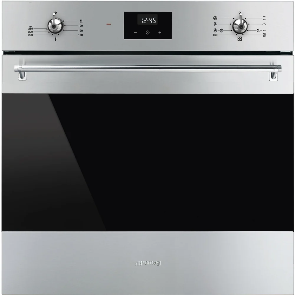 Smeg SF6300TVX - Stainless Steel Single Oven - 70L - A Energy Rated