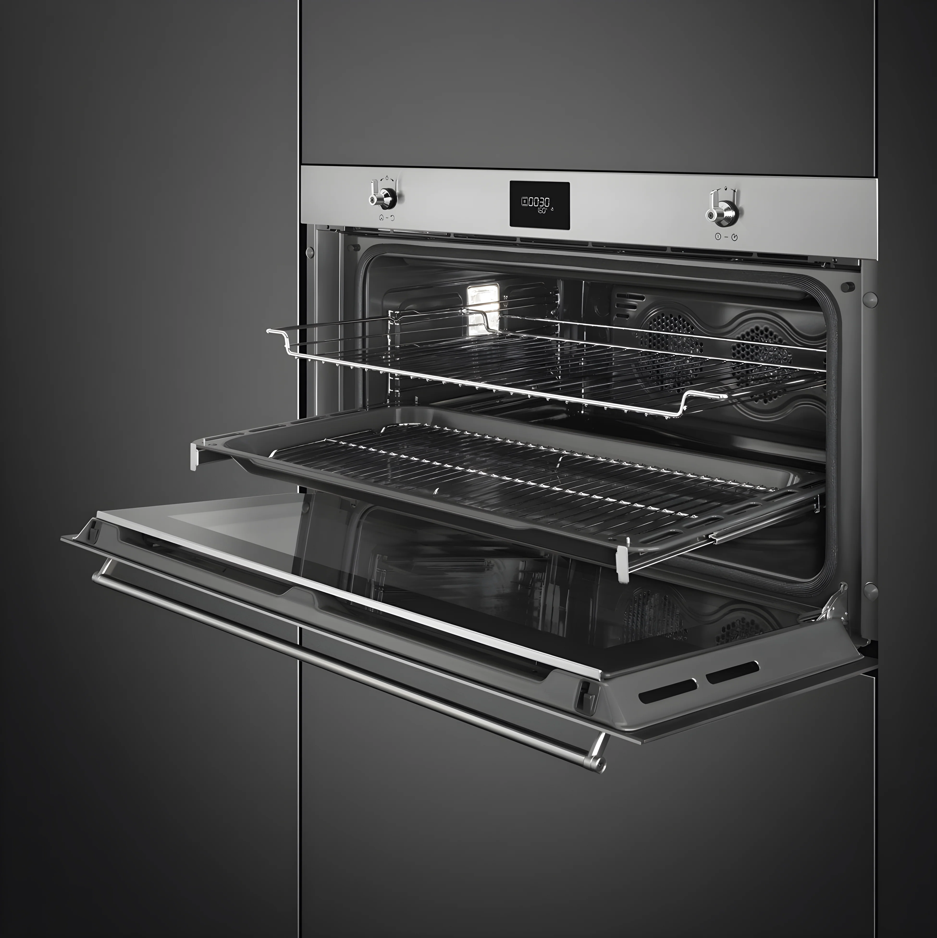 Smeg SFPR9301TX - Stainless Steel Single Oven - 85L - G Energy - Image 2