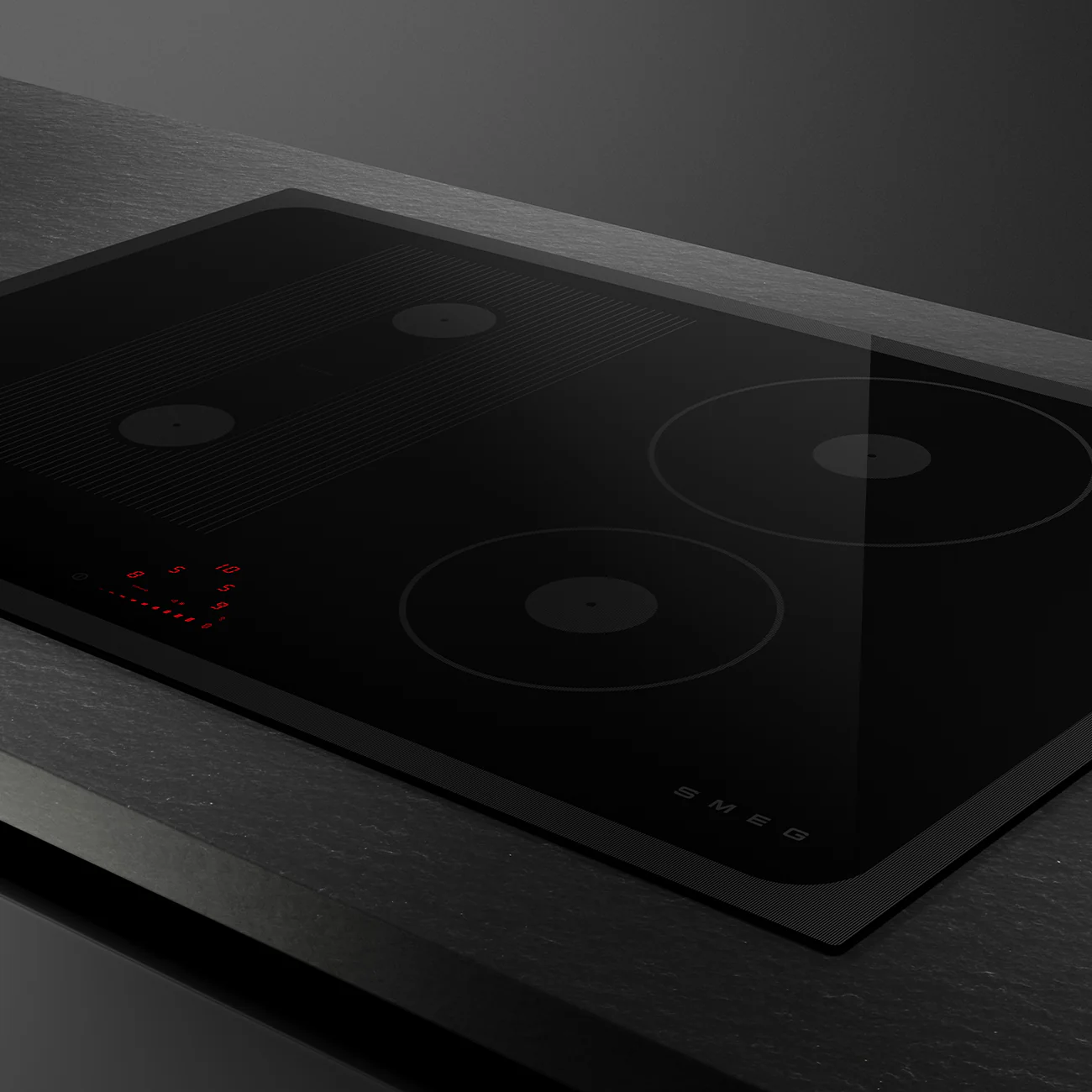 Smeg SI1M24744D - Black Induction Hob - 75cm - 4 Zones - Image 5