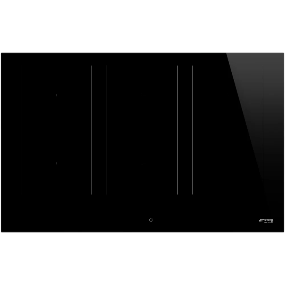 Smeg SIM3864MB - Black 80cm Induction Hob - 6 Cooking Zones