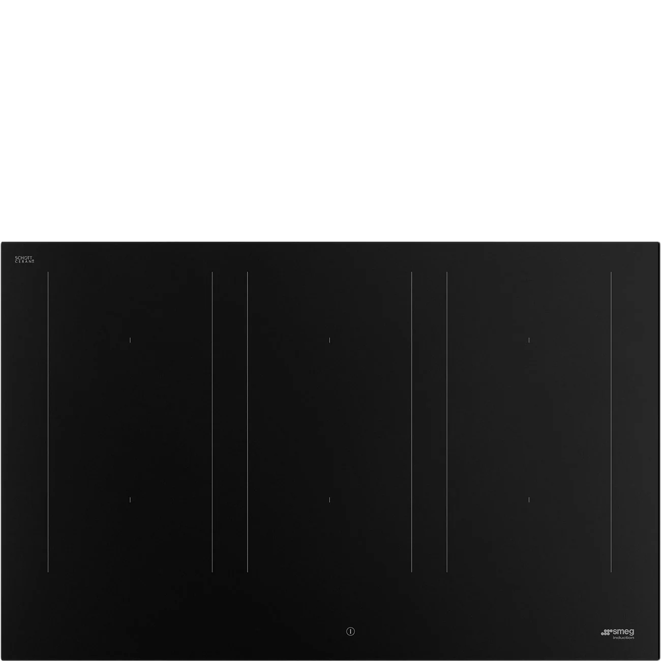 Smeg SIM3864N - Matte Black 80cm Induction Hob - 6 Cooking Zones - MultiZone