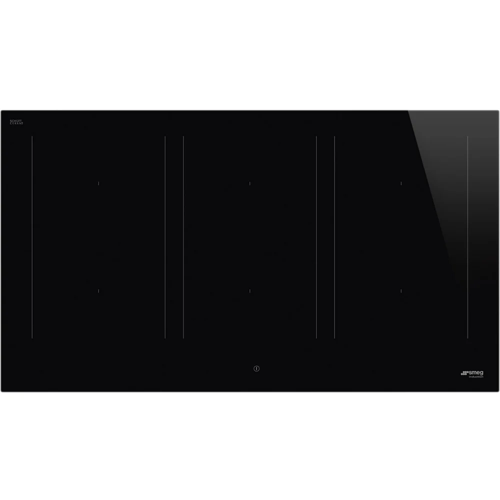 Smeg SIM3964MB - Black 90cm Induction Hob - 6 Cooking Zones