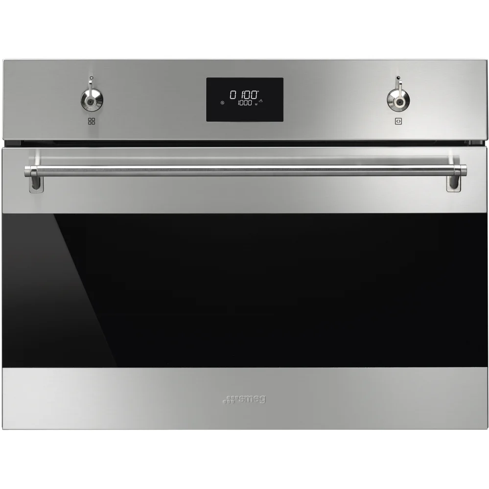 Smeg SO4301M1X - Stainless Steel Built-In Combination Microwave - 40L Capacity