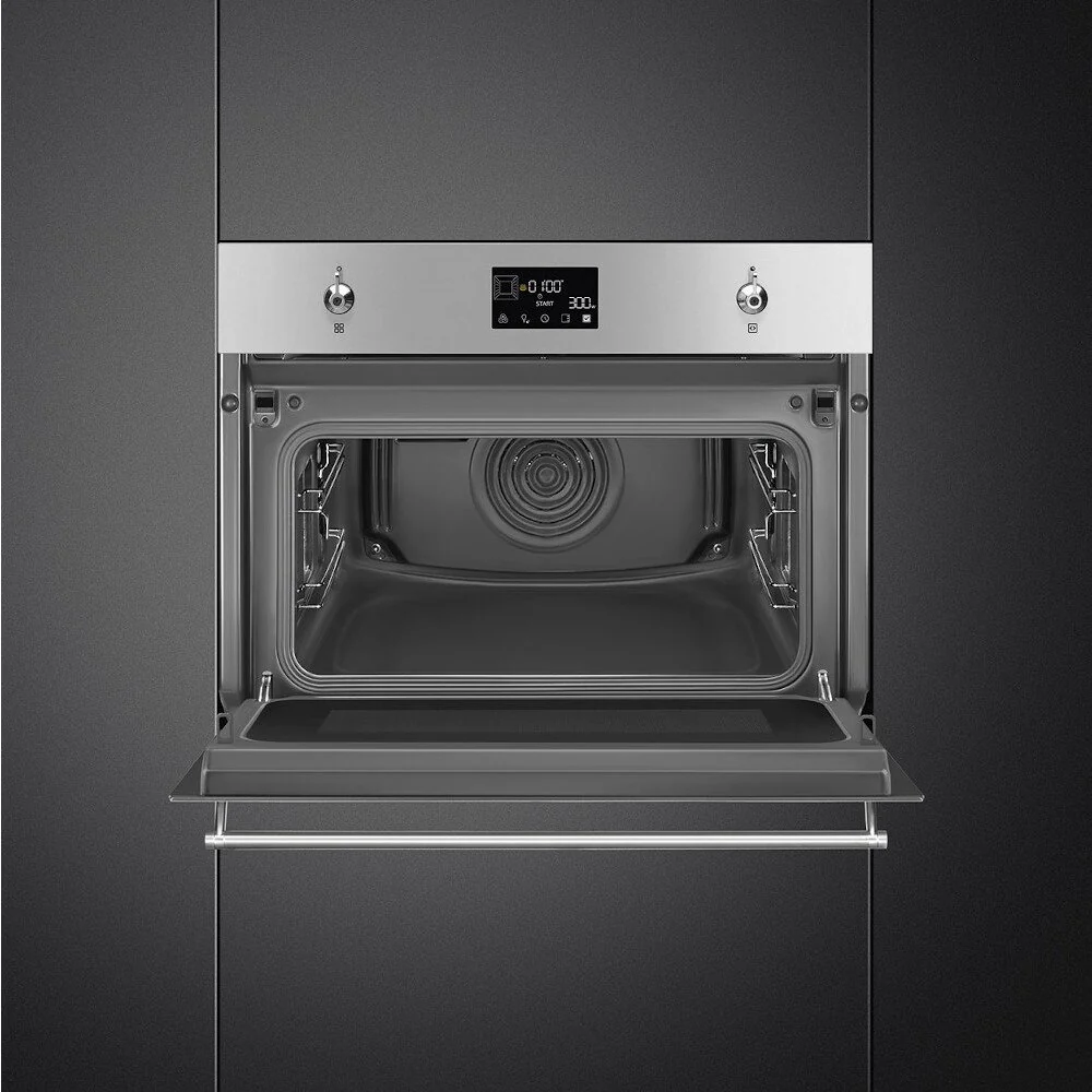 Smeg SO4302M1X - Stainless Steel Single Oven with Microwave - 40L Capacity - Image 5