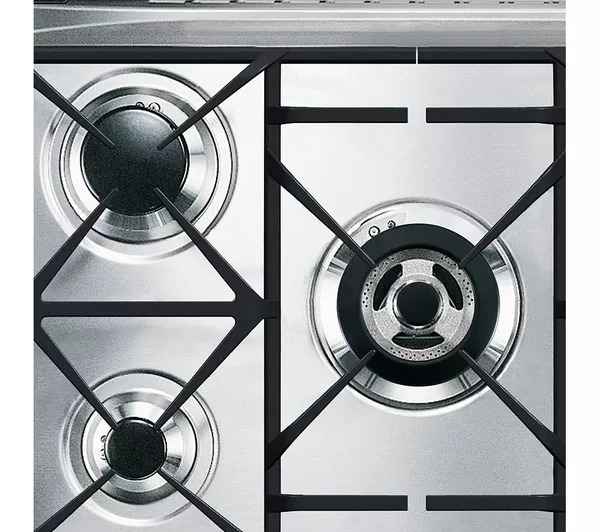 Smeg SR275XGH2 - Silver Gas Hob - 5 Burners with Wok Burner - Image 3