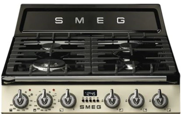 Smeg TR62P - Cream 4 Zone Dual Fuel Cooker - A/A energy - Image 2