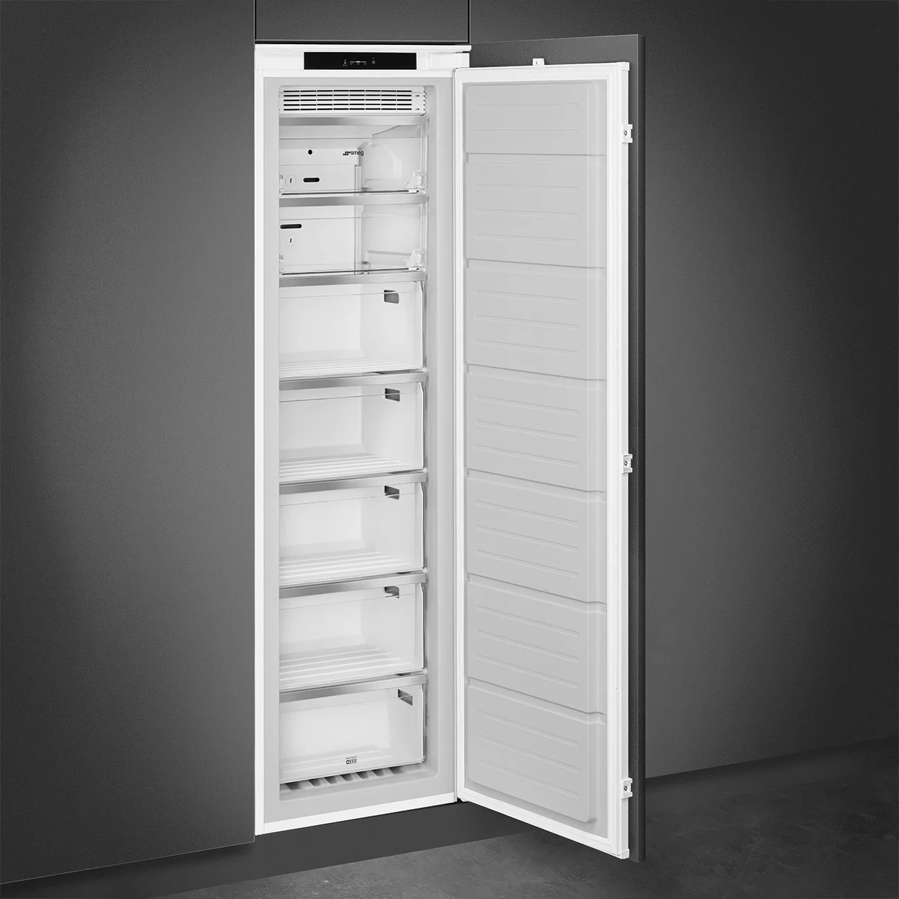 SMEG UKS9F174NE - Stainless Steel Built-in Freezer - 212L - E Energy - Image 2