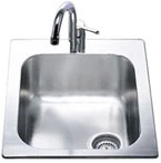 Smeg VS34-P3 - Stainless Steel Kitchen Sink - 42cm Single Bowl