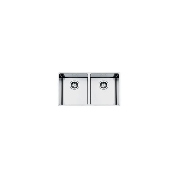 Smeg VSTR3434-2 - Stainless Steel Double Bowl Undermount Sink - 80.2cm Width