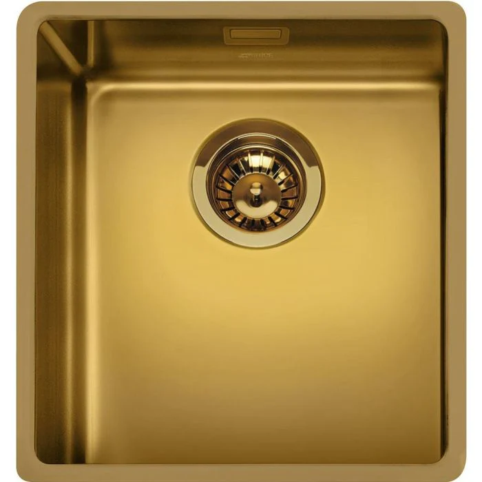 Smeg VSTR34BRX - Brass Undermount Sink - Single Bowl - Stainless Steel