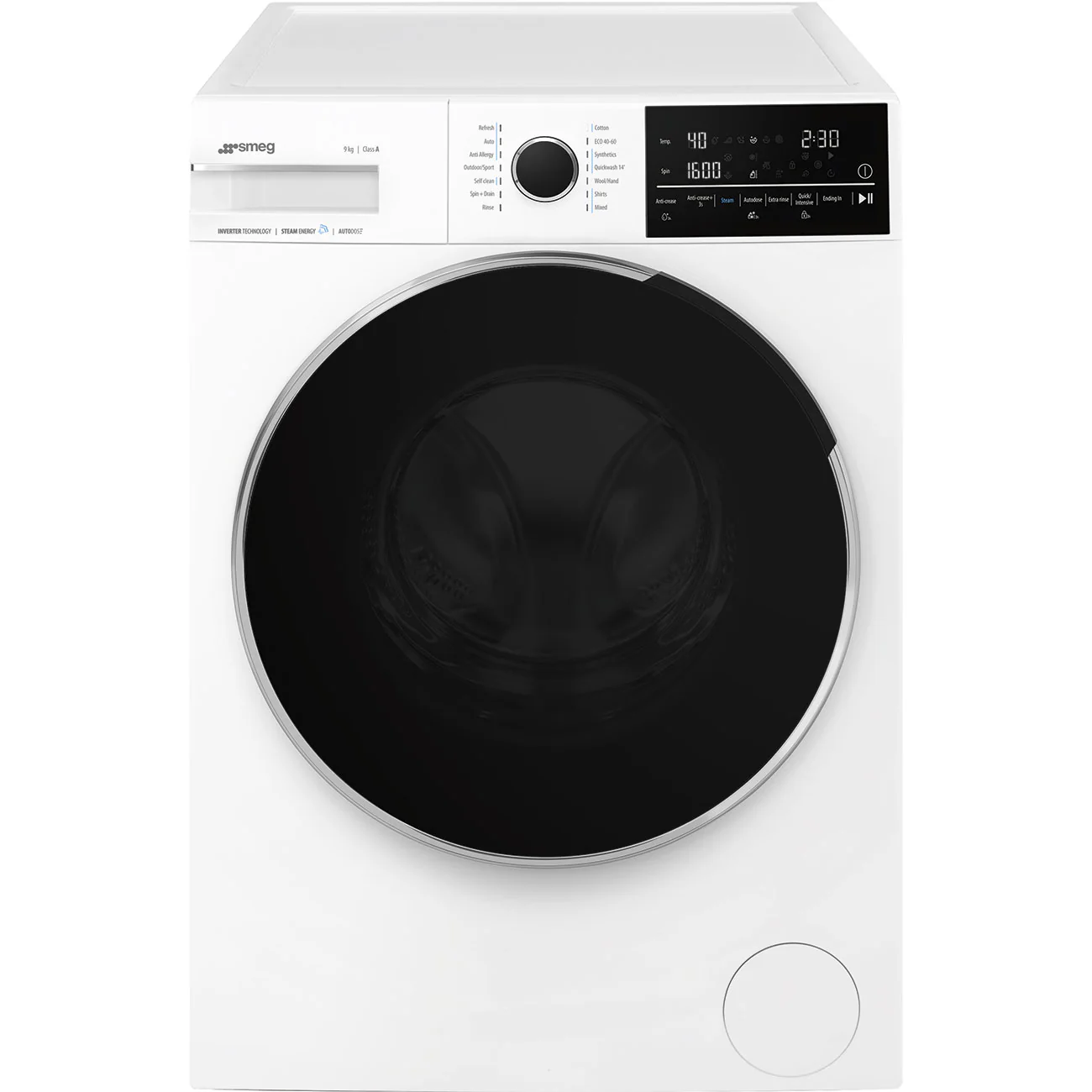 Smeg WNP96SLAAUK1 - White 9KG Washing Machine - 1600 RPM - A energy