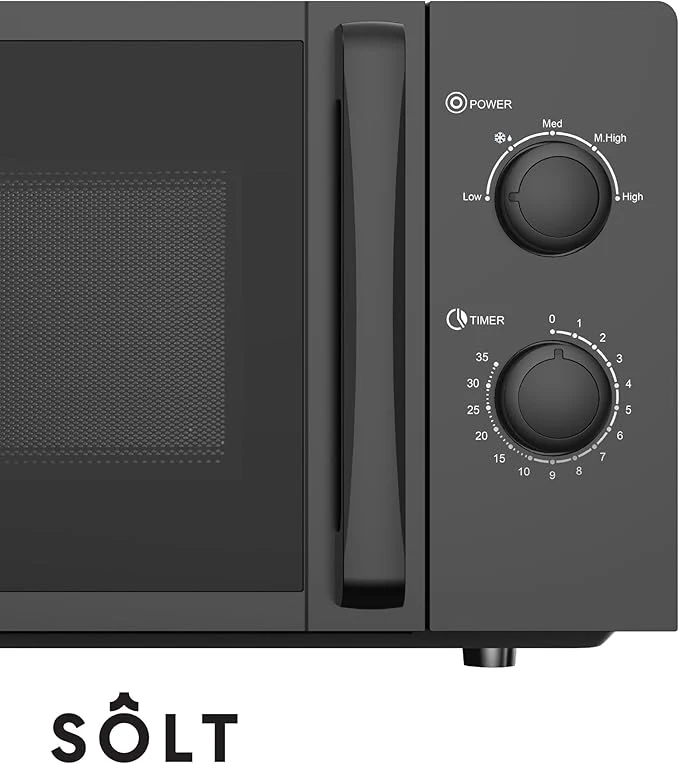 Solt SMW20BX - Black 20L Microwave - 5 Power Levels - Image 3
