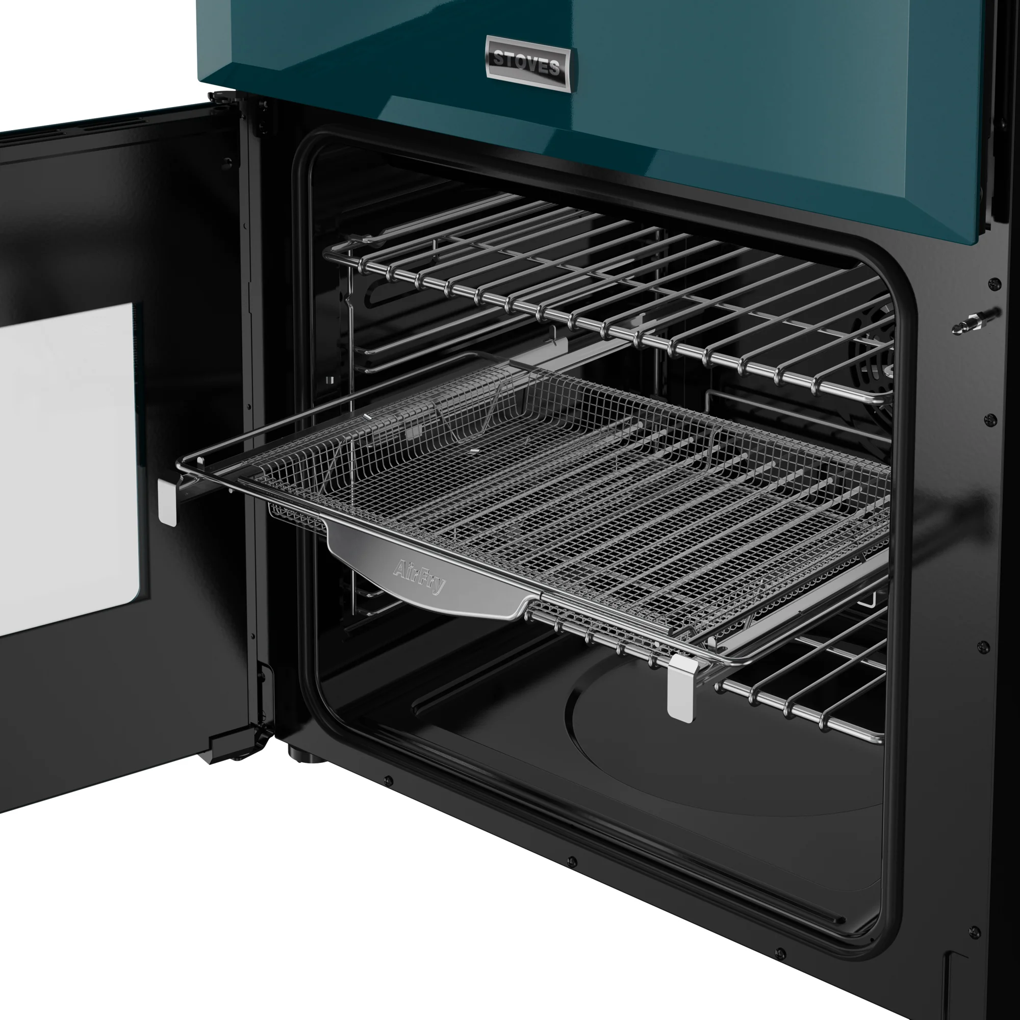 ST DX MRA RICH 60DF DMA 444411996 - Deep Marine 60cm Dual Fuel Range Cooker - 4 Burners - Image 2