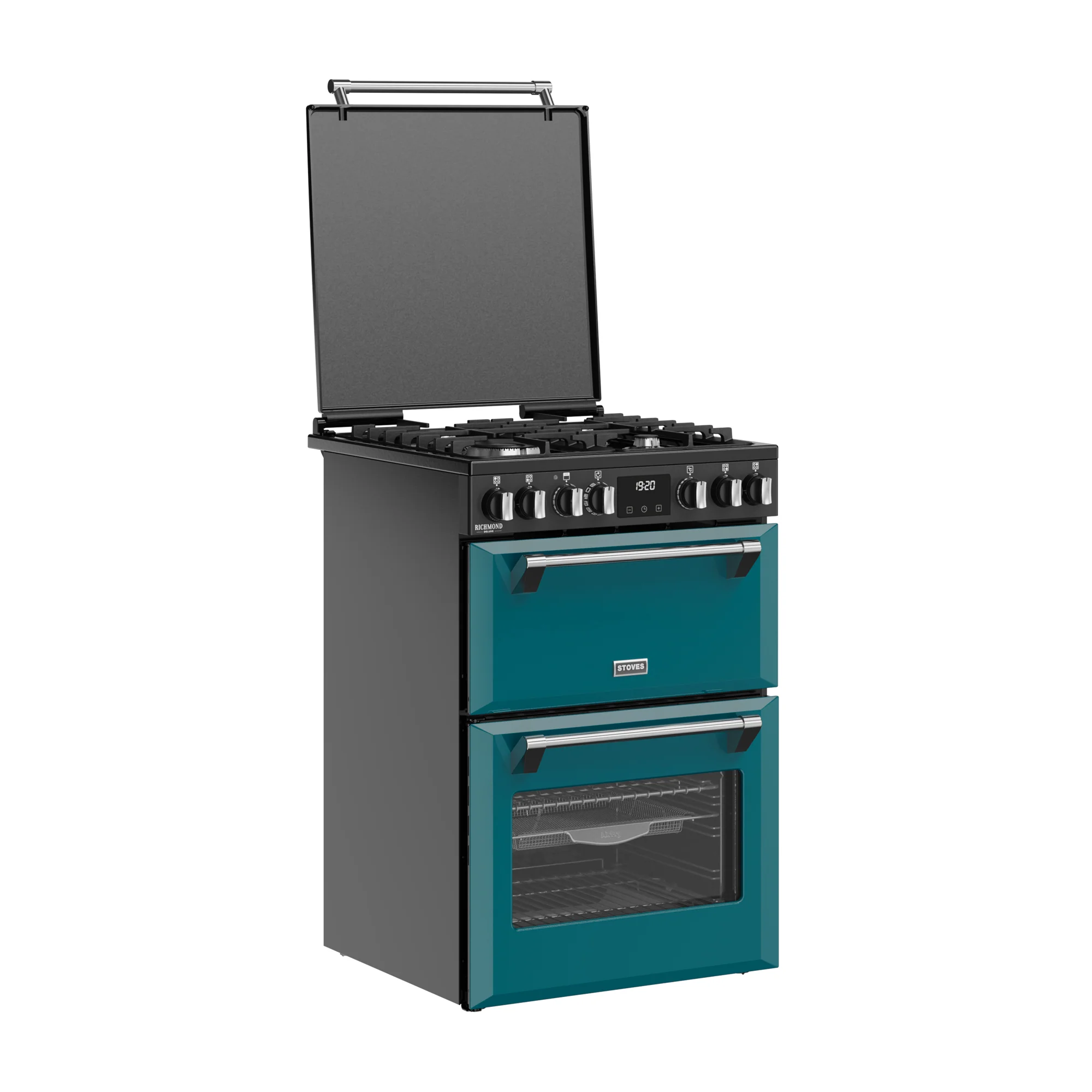 ST DX MRA RICH 60DF DMA 444411996 - Deep Marine 60cm Dual Fuel Range Cooker - 4 Burners - Image 5